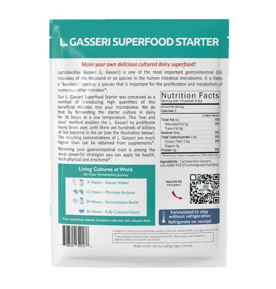 L Gasseri Superfood Starter Culture - Image 2